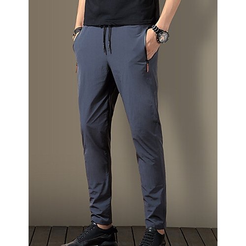 Men sports pants basic pants, solid color