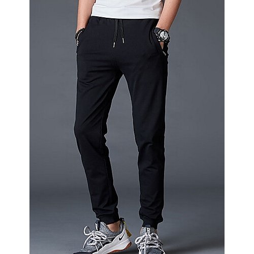 The basic size men chinos, solid color