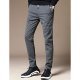 Man chic denim pants, solid color