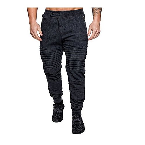 Man chic denim pants, solid color